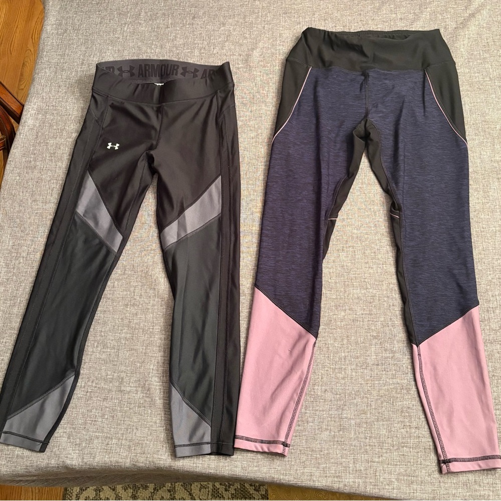 2 Pairs Women’s Athletic Leggings - Size Small